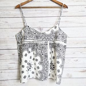 ANTHROPOLOGIE BANDANA CAMI TOP
